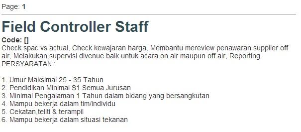 LOKER SCTV 2014 (NEW)