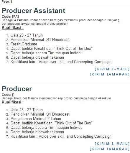 LOKER SCTV 2014 (NEW)