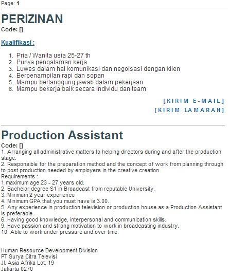 LOKER SCTV 2014 (NEW)