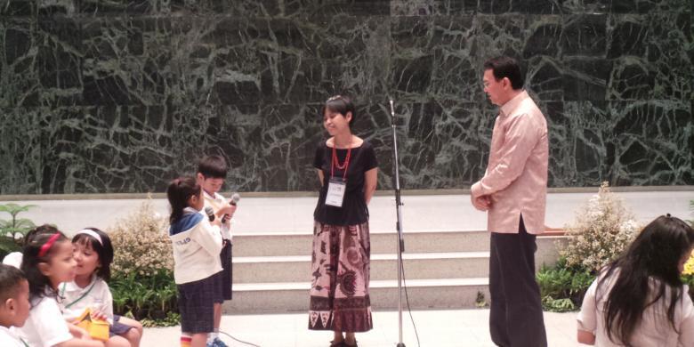 AHOK DI TEGUR SAMA ANAK SD