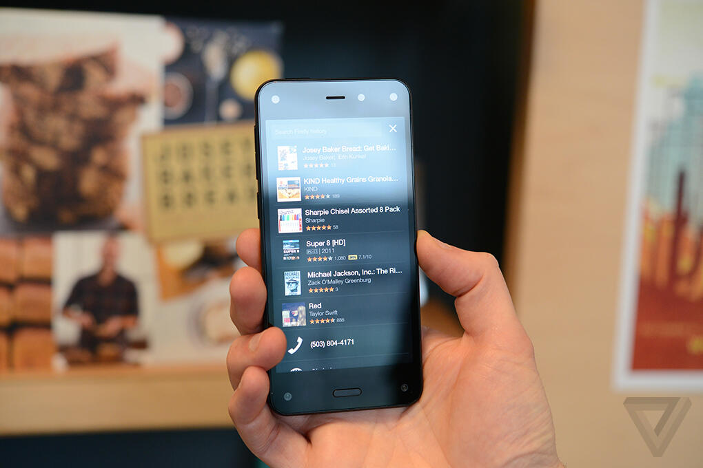 Amazon Fire Phone dengan Kamera 3D