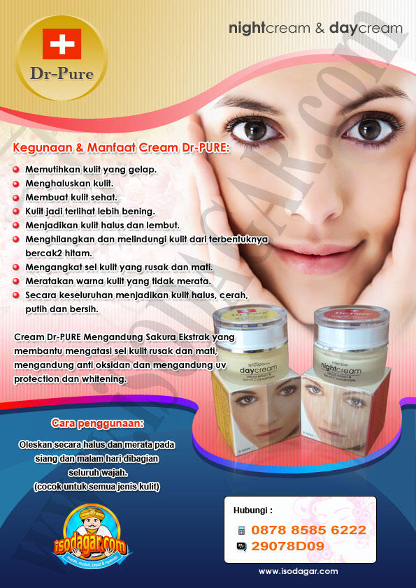 Terjual Dr Pure Whitening Face Cream Krim Pemutih Wajah Kaskus