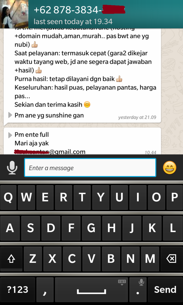 TESTIMONIAL Website Toko Online and Travel Murah