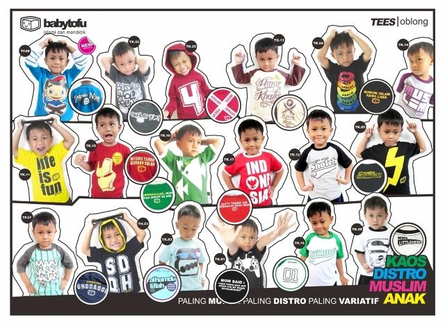 Kaos Anak Muslim BabyTofu | RESELLER HARGA BEDA!!! :D