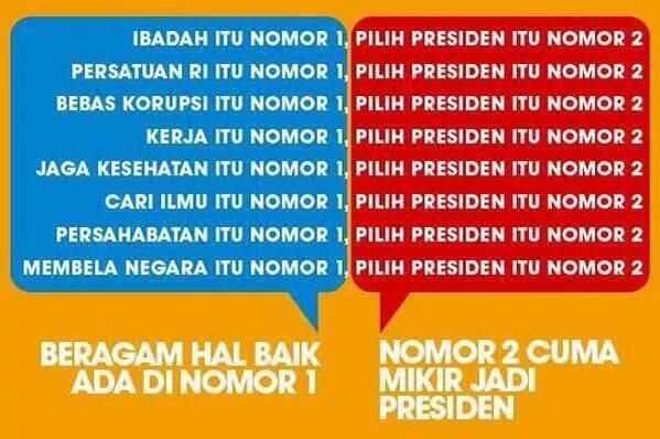 &#91;Beda Kualiatas&#93; Persahabatan Itu no. 1, Pilih Presiden Itu no. 2