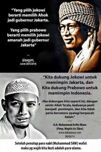 JAWABAN KENAPA AA GYM &amp; ARIFIN ILHAM PRO PRABOWO