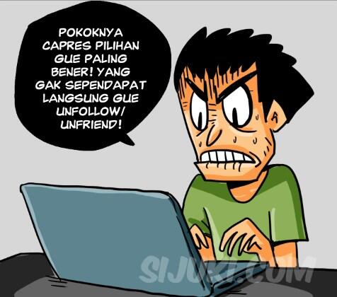 Hal-hal yang NYEBELIN dari Pendukung Capres di Media Sosial