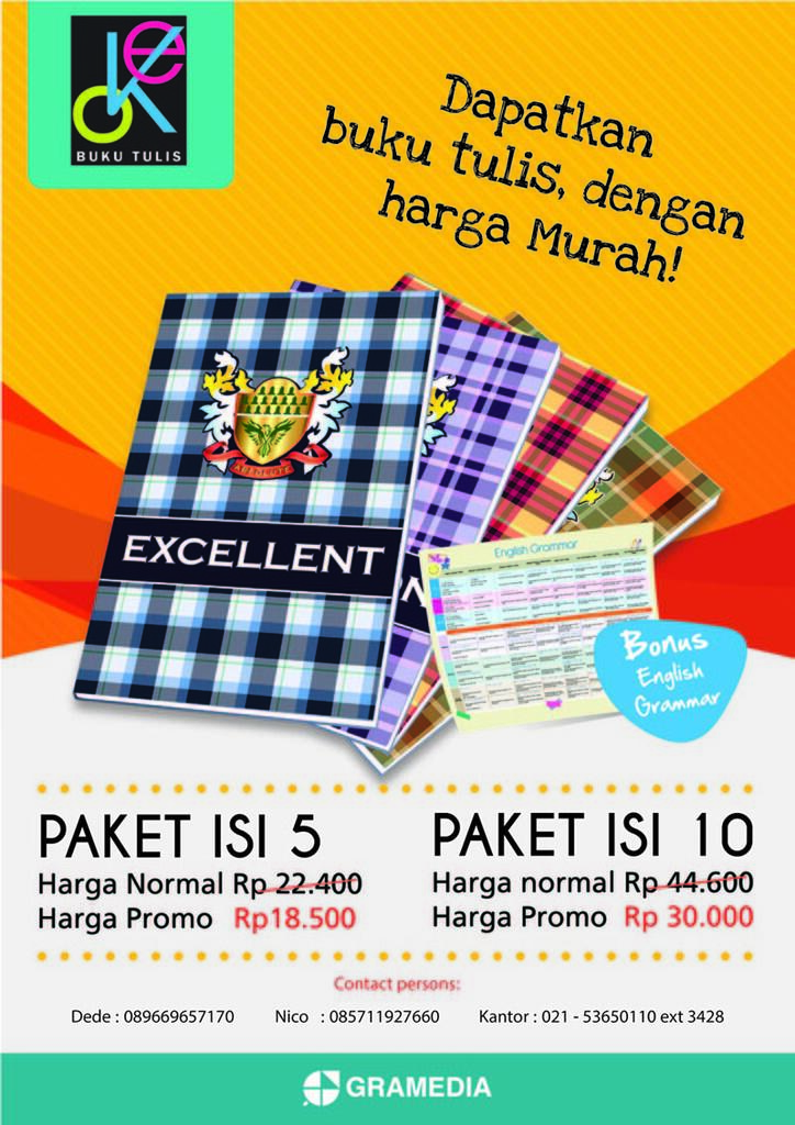 Terjual BUKU TULIS KAMPUS HARGA PROMO | KASKUS