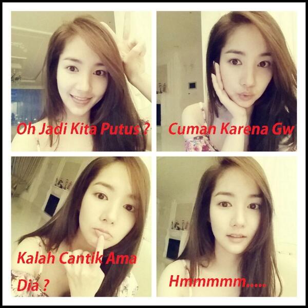 Meme Putus Cinta Sekarang Dari Korea, Park Min Young.... Asem Cakep Gini Di Putusin..