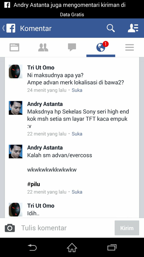 Ni dia tampang orang yg slalu buat onar di grup Xperia