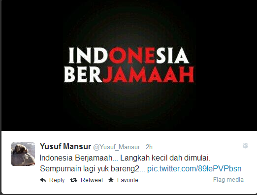 Salam Satu Untuk Indonesia dari Ust. Yusuf Mansur :)