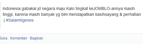 Dari Calon Presiden Untuk Kesejahteraan Sosial Bagi Para Jomblo 