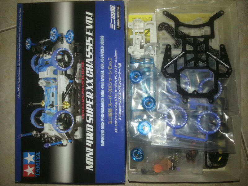Jual Tamiya Mini 4WD Super XX Chassis Evo I