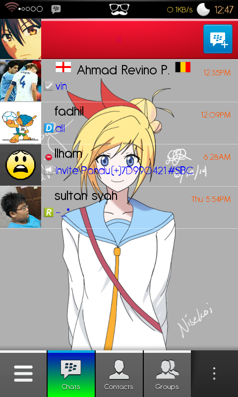 &#91;share&#93; cara membuat nama BBM blank atau kosong