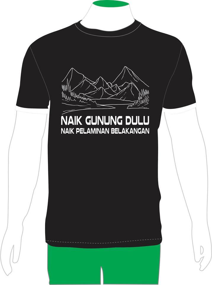 Terjual kaos keren pendaki gunung KASKUS