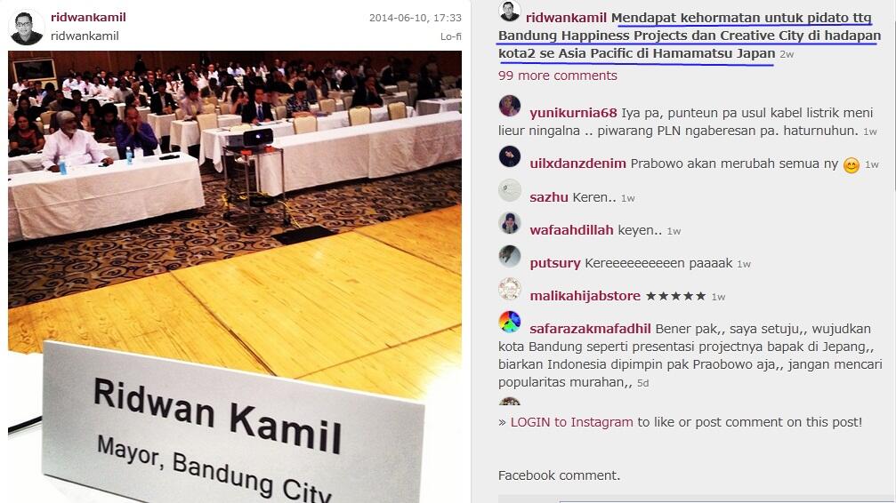 Sering Dinas ke Luar Negeri, Ini Kata Wali Kota Ridwan Kamil 