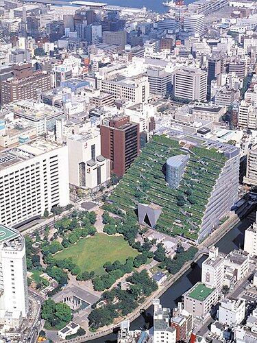 Kekurangan lahan, arsitek Jepang buat taman bertingkat