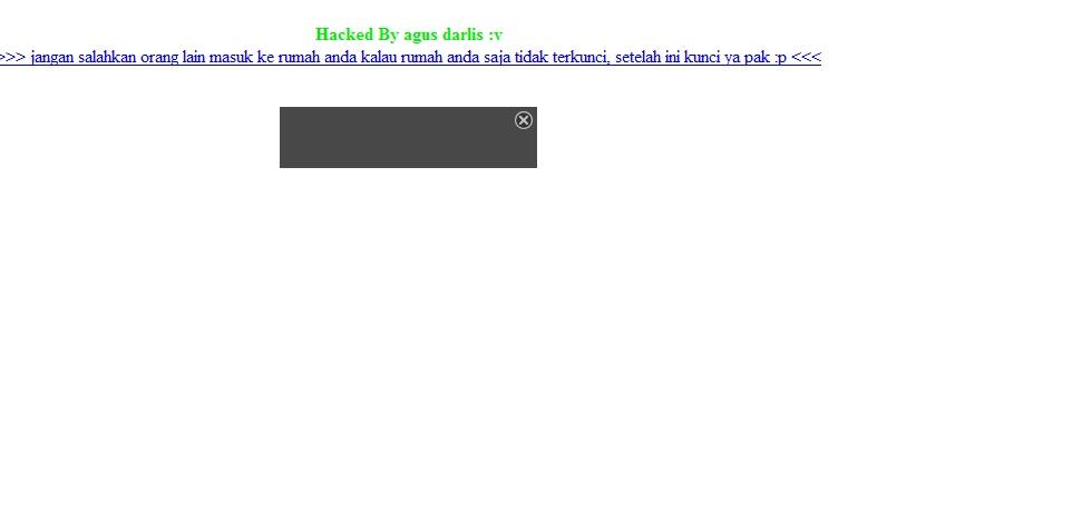 baru belajar wp..., udah kena hack aja..:sedih: