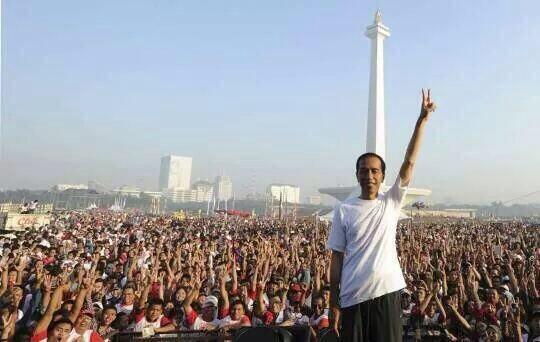 Kampanye Jokowi Di jakarta tadi pagi sepi !!!