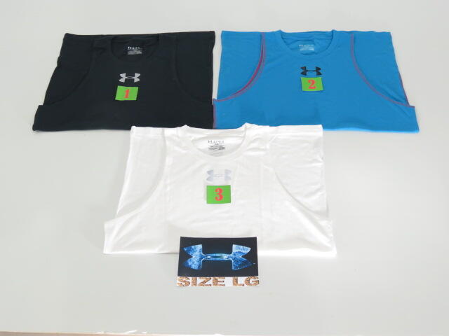 KAOS UNDER ARMOUR LENGAN PENDEK STOK BARU