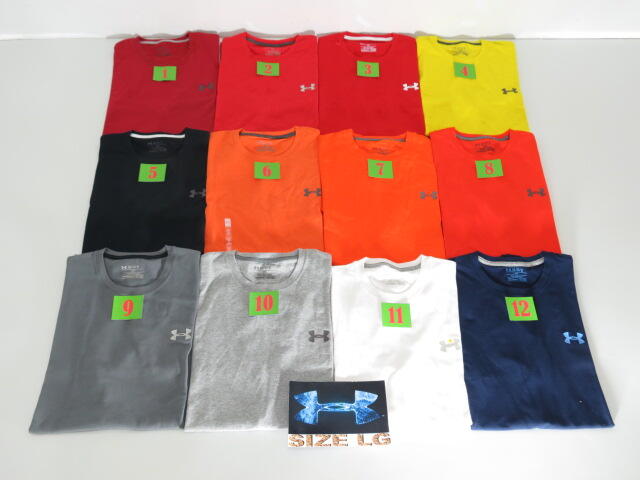 KAOS UNDER ARMOUR LENGAN PENDEK STOK BARU