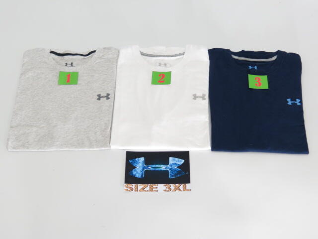 KAOS UNDER ARMOUR LENGAN PENDEK STOK BARU