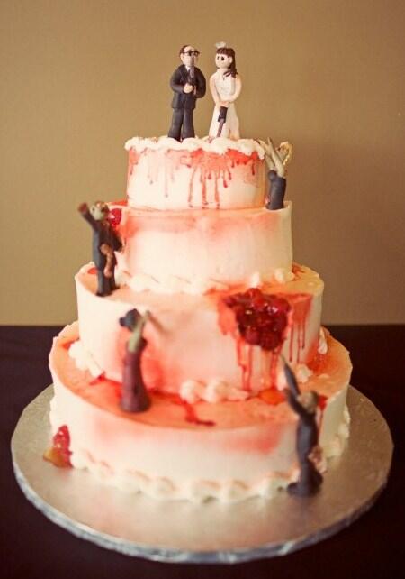 Kue-Kue Pernikahan Zombie Terkeren Di Dunia