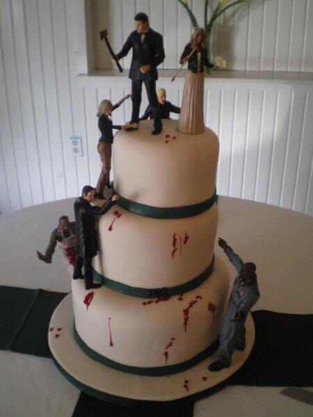 Kue-Kue Pernikahan Zombie Terkeren Di Dunia