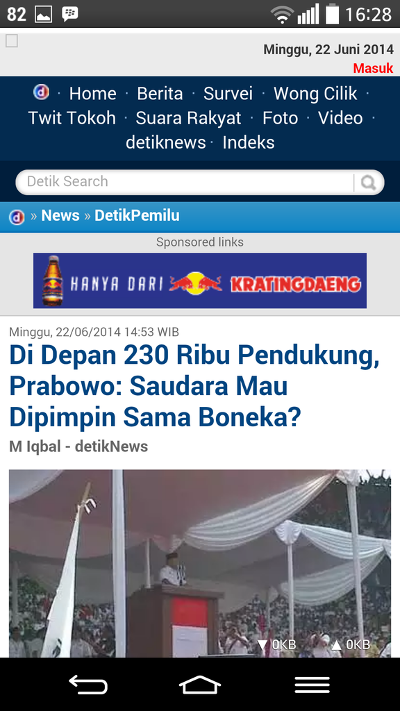 [Hatta Rajasa] Wapres Blunder