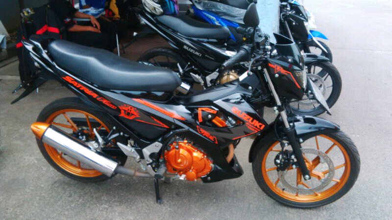 Honda Suzuki Satria Fu Fighter 1 cash / kredit super murah