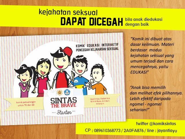 Sintas the Brave, Komik Edukasi Interaktif Pencegah Kejahatan Seksual pada Anak