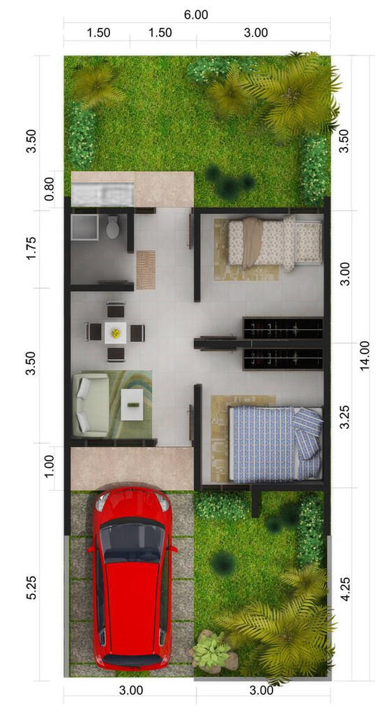 Rumah Manis Minimalis NEO BUMI CITRA LESTARI