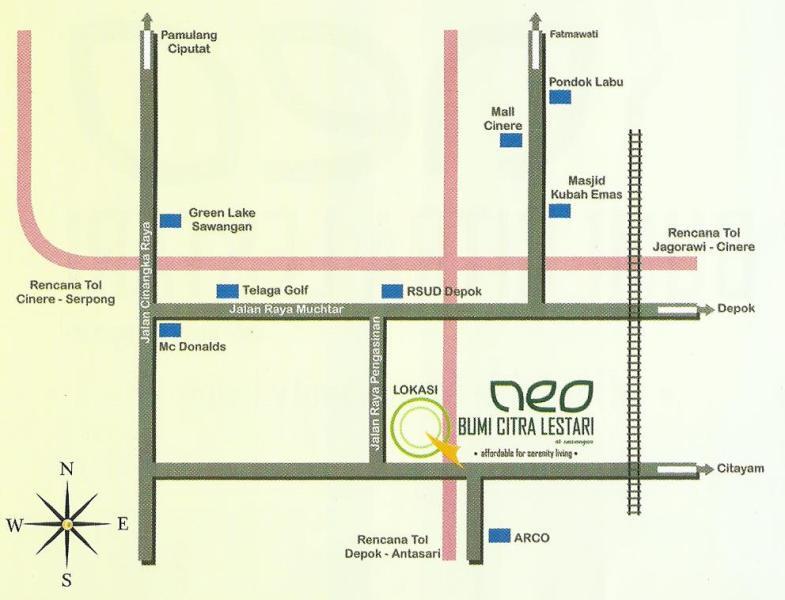 Rumah Manis Minimalis NEO BUMI CITRA LESTARI