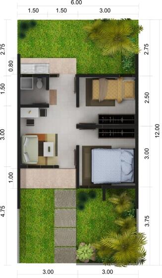 Rumah Manis Minimalis NEO BUMI CITRA LESTARI