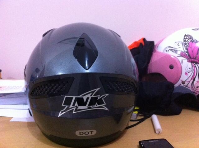 Helm Ink MF-1 L & Kyt Scorpion King XL