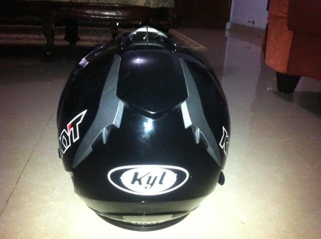 Helm Ink MF-1 L & Kyt Scorpion King XL