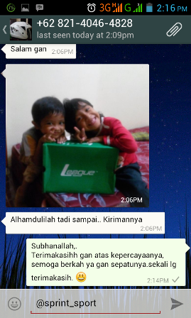 --- SPRINT SPORT SHOP Official Testimonies ---