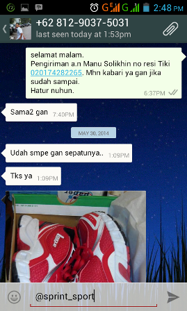 --- SPRINT SPORT SHOP Official Testimonies ---
