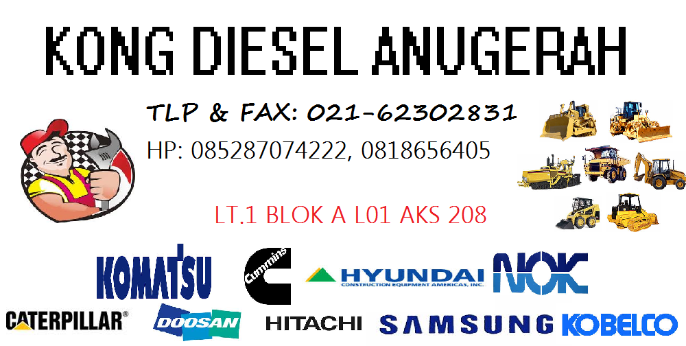 Alat berat parts sparepart excavator
