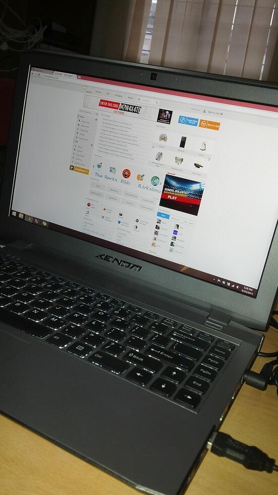 &#91;Laptop Gaming&#93; XENOM Siren SR13 - Hardware Photo &amp; Gaming