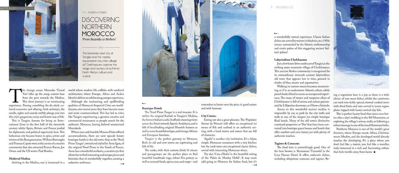 Sudut Dunia yang Berwarna Biru di kota Chefchaouen-Morocco