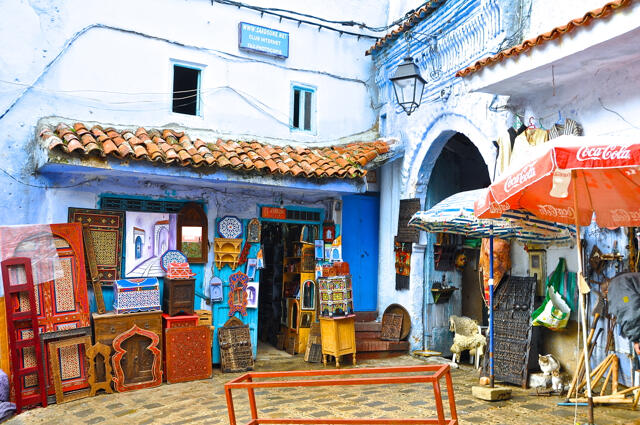 Sudut Dunia yang Berwarna Biru di kota Chefchaouen-Morocco