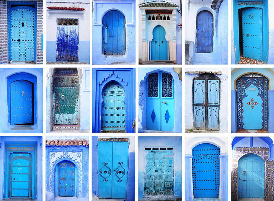 Sudut Dunia yang Berwarna Biru di kota Chefchaouen-Morocco