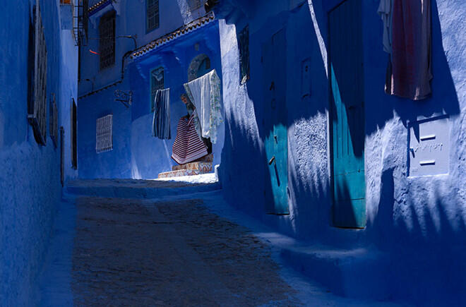 Sudut Dunia yang Berwarna Biru di kota Chefchaouen-Morocco