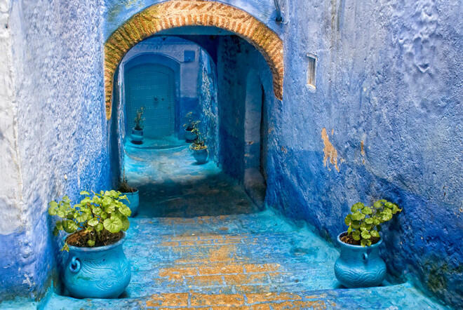 Sudut Dunia yang Berwarna Biru di kota Chefchaouen-Morocco