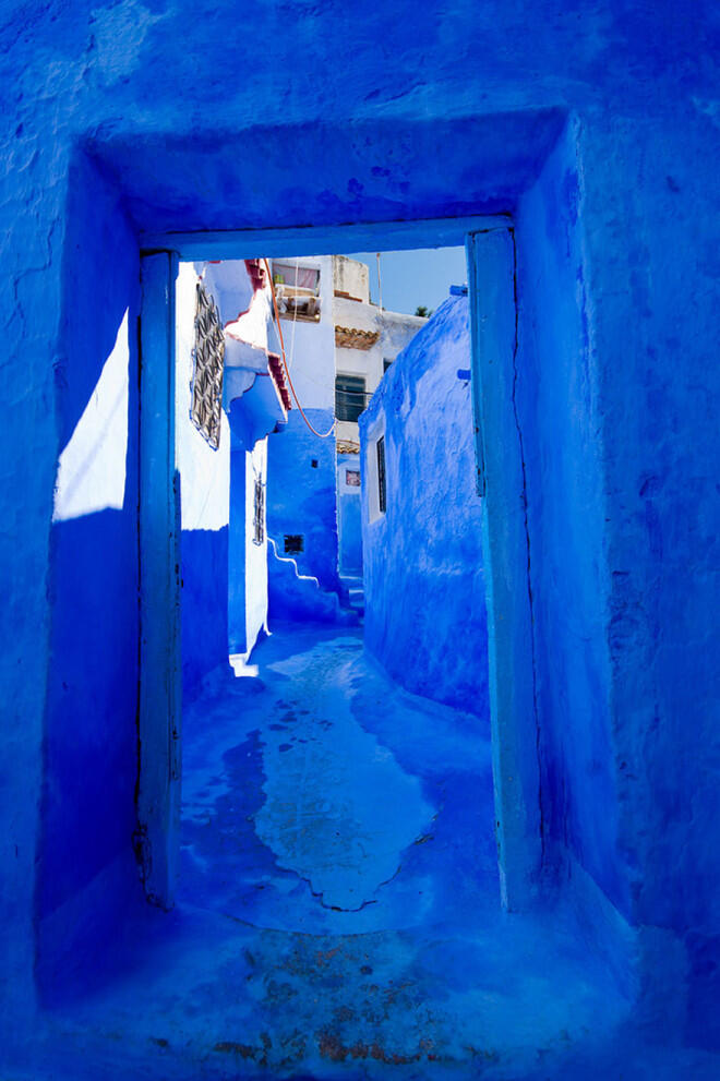 Sudut Dunia yang Berwarna Biru di kota Chefchaouen-Morocco