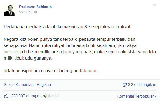 Tidak 1 jengkal pun akan di serahkan, bahkan 1 cm pun tidak akan di serahkan