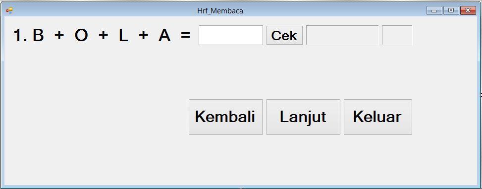 &#91;VB.Net&#93; Para Juragan Master VB.NET Mohon Bantuan Membuat aplikasi mengeja YAA