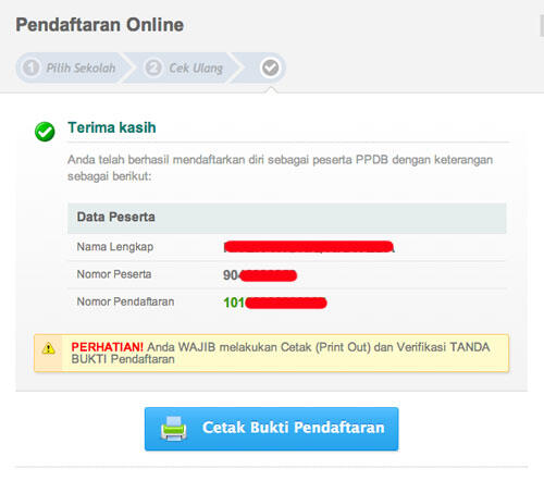 Share Cara Mendaftar Sekolah via Online ( bagian II )