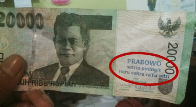 &#91;Panasbung Dajjal makin Berani&#93; BI musnahkan Uang Berstempel Wowo dan Gerinda